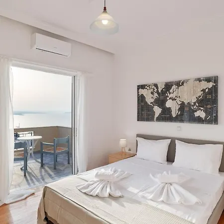 Chania 4 Bd Maisonette- Sea & Nature Views By μρs בית נופש *